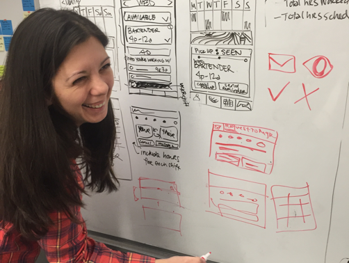 Whiteboard wireframe